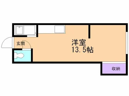 メゾン靜【101号室】の間取り