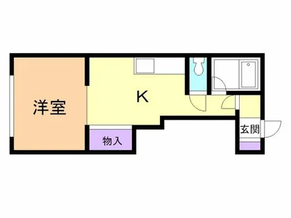 メゾンドホーク【105号室】の間取り