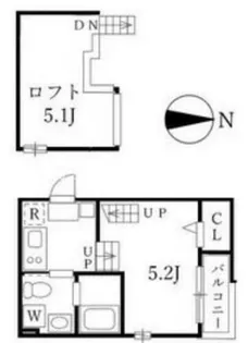 Daffodil(ダフォディル)【2階】の間取り