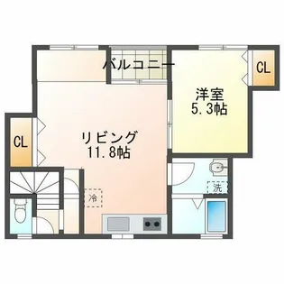 SORA【1階】の間取り