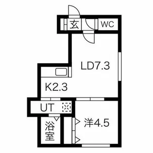 ヴィバーチェ麻生【2階】の間取り