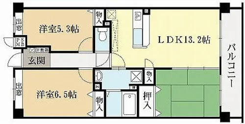 グランK’s-ジオ【4階】の間取り