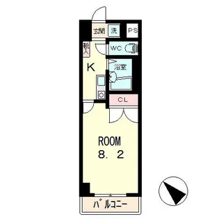 クレスト草津【10階】の間取り