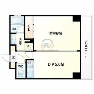 ラミューズコート【2階】の間取り