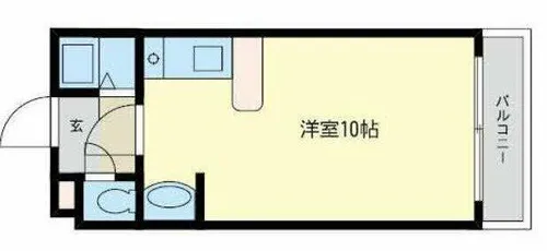 オリエンタル朝日ヶ丘【106号室】の間取り