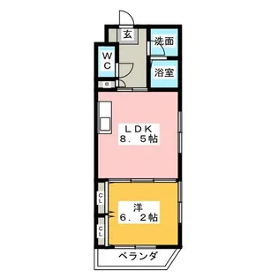 センチュリーパーク野田【2階】の間取り