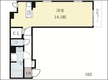 ガーデン・アイリス【103号室】の間取り