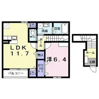 ソルボンヌ【2階】の間取り