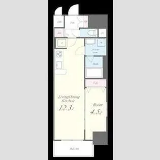 ファンファーレ黄金【5階】の間取り