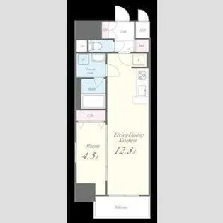 ファンファーレ黄金【10階】の間取り