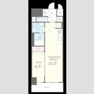 ファンファーレ黄金【13階】の間取り
