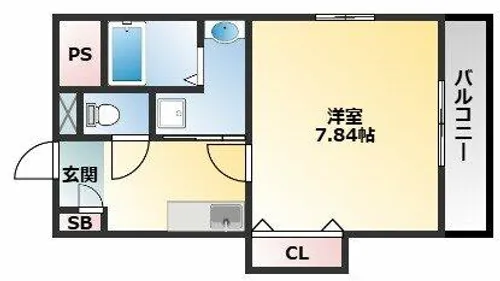 サンドレンスコート【1階】の間取り