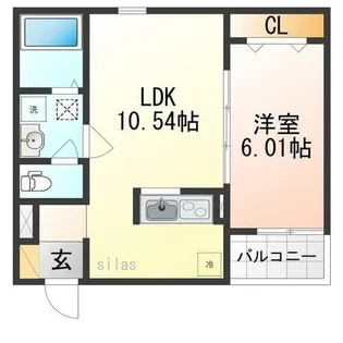 F+style柏原上市【1階】の間取り