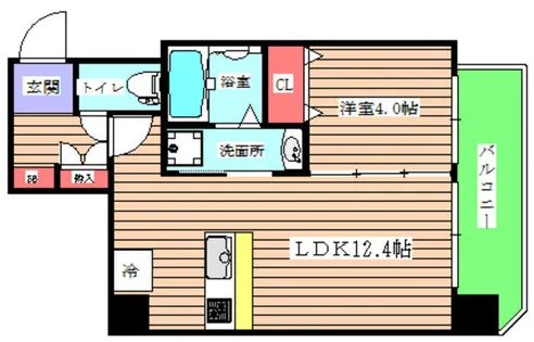 Mare Shitadera-machi【6階】の間取り