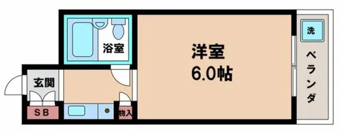 マンション中村【2階】の間取り
