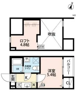 グラン エスポワール【1階】の間取り