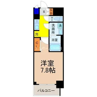 CREST TAPP新栄【5階】の間取り