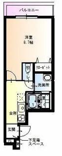 フジパレス新深江Ⅶ番館【1階】の間取り