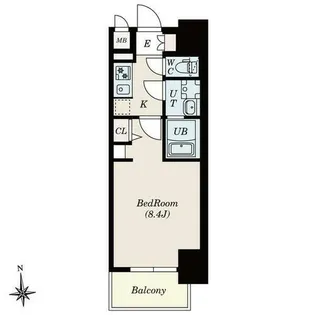 S-RESIDENCE尾頭橋beaute【10階】の間取り