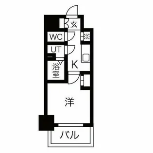 エステート金山【8階】の間取り