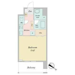 FRENCIA NOIE名駅【7階】の間取り