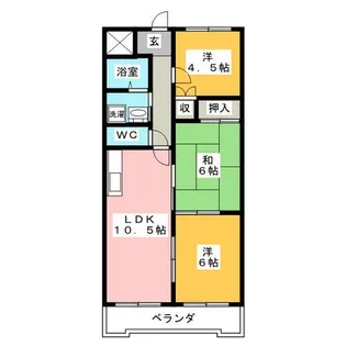 エスポワール好本【2階】の間取り
