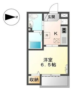 エスト ソレイユ【3階】の間取り