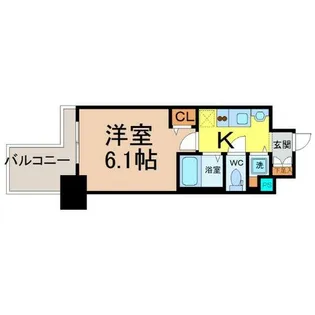 プレサンス錦プレミアム【13階】の間取り