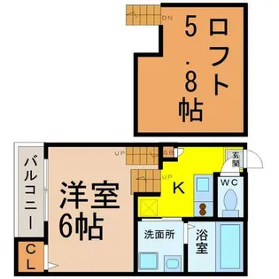 ボヌール桜【2階】の間取り
