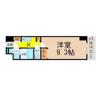 プリフェラブル栄【6階】の間取り