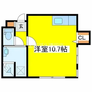 インプラスト北広【301号室】の間取り