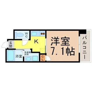 KマンションつるまいII【2階】の間取り