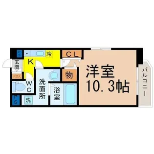 HF今池南レジデンス WEST棟【2階】の間取り