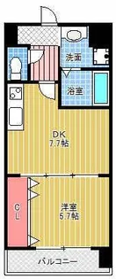 プロスパー緑地公園【504号室】の間取り
