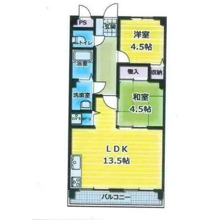 ハッピーコート青山【3階】の間取り