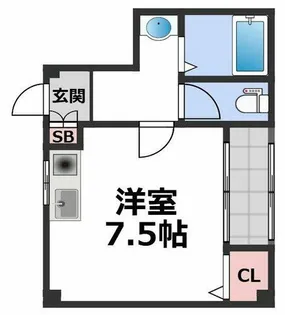 ハイツウィングスター【3階】の間取り