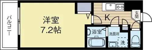 福岡県福岡市博多区店屋町【マンション】の間取り