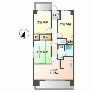 吉桂Ⅱ【5階】の間取り