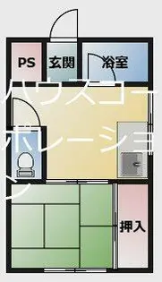 東豊ハイツ南七松【1階】の間取り