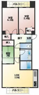 R.NEATⅡ【4階】の間取り