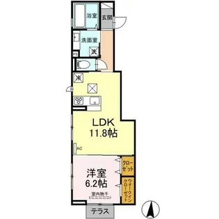 グラン弥富通【2階】の間取り