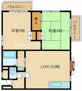 ラ・メゾンクレール【1階】の間取り