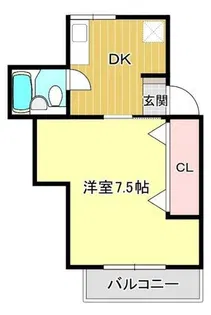 ウイズ高屋【236号室】の間取り