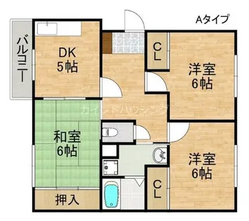 ハイネスアカデミー【3階】の間取り