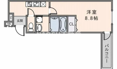 フジパレス東花園イースト【102号室】の間取り