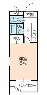 フィオーレ88【2A号室】の間取り