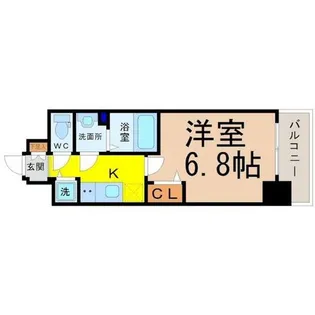 プレサンス上前津グレース【13階】の間取り