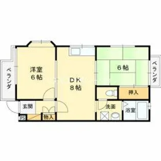 エスティ21【3階】の間取り