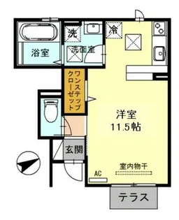 サンヨーハウジング【1階】の間取り
