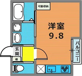 Lumina【402号室】の間取り
